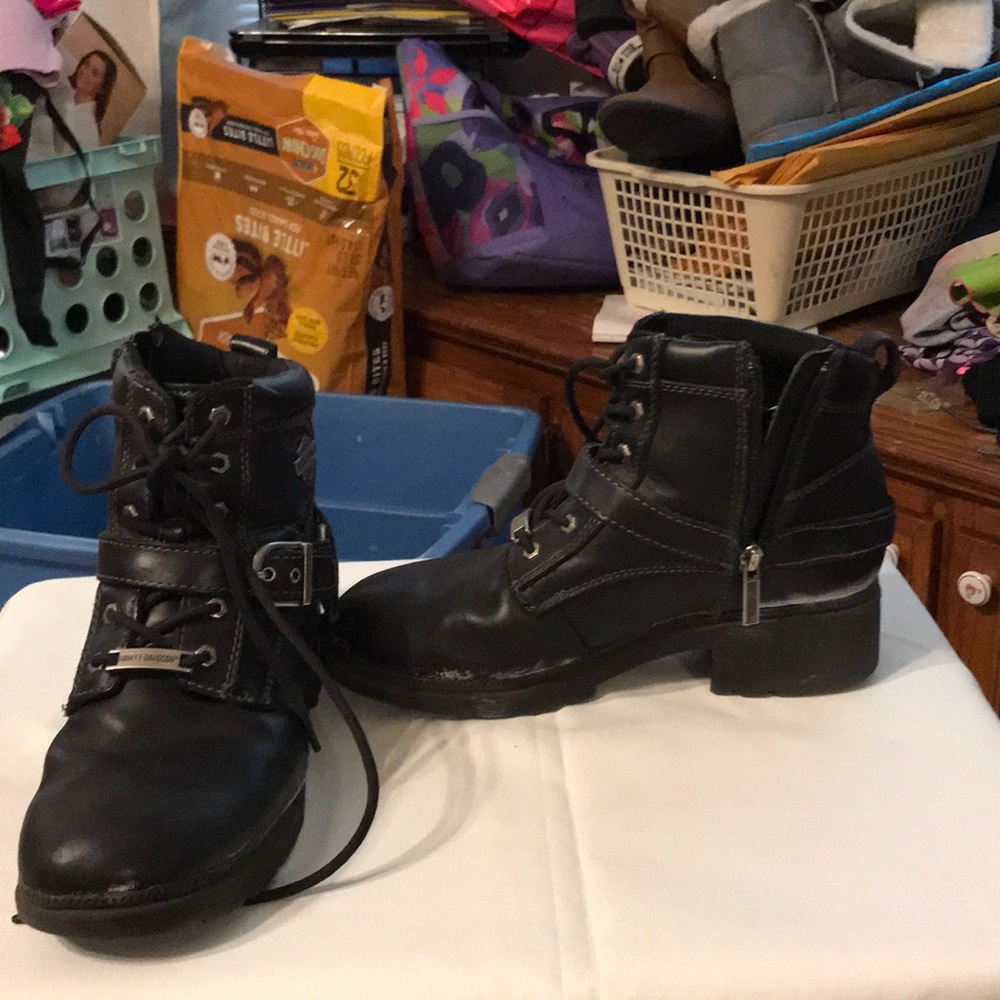 Harley Davidson women’s ankle boots 8 1/2.